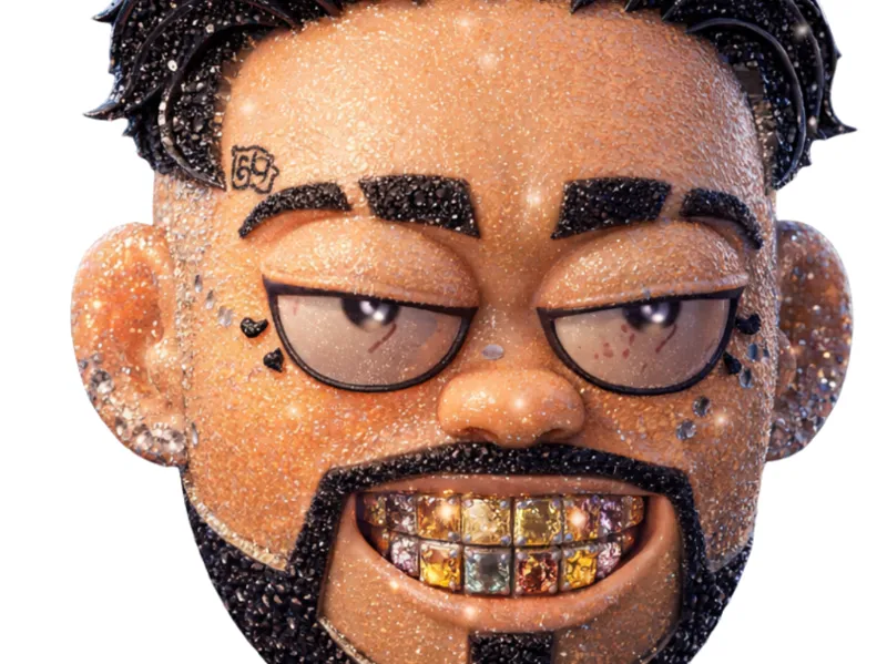 Karikatür Yüz Kolyesi – AI & 3D Baskı