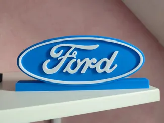 Ford logo stand