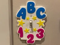 Cache-interrupteur coloré pour enfant — photo 1