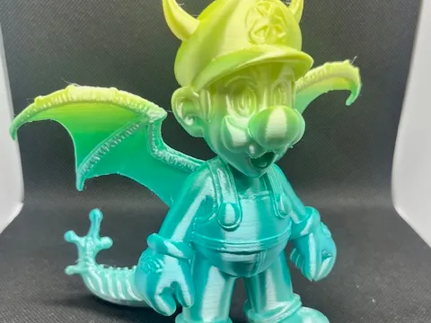 Super Mario - Luigi Bowser Dragon