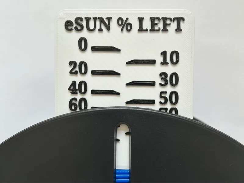 eSUN PLA % LEFT Gauge