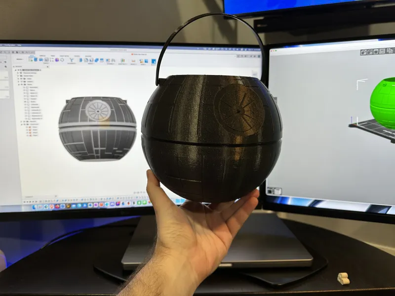 Star Wars Death Star Halloween Candy Bucket