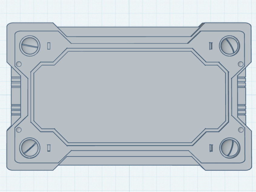 Sci-Fi Inspired Sign Plate (Add Your Own Text!)