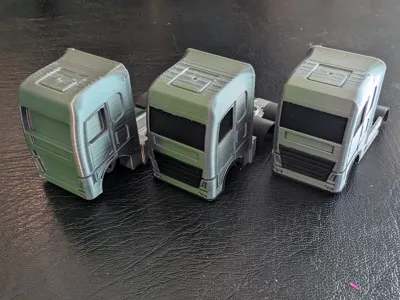 HO/1:87 scale modular sleeper euro cab  (NO AMS)