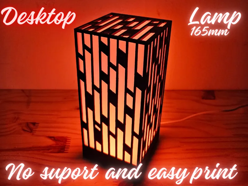Lampe de bureau moderne avec led kit 001 bambu