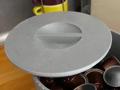 Coperchio semplice per vaso portacialde