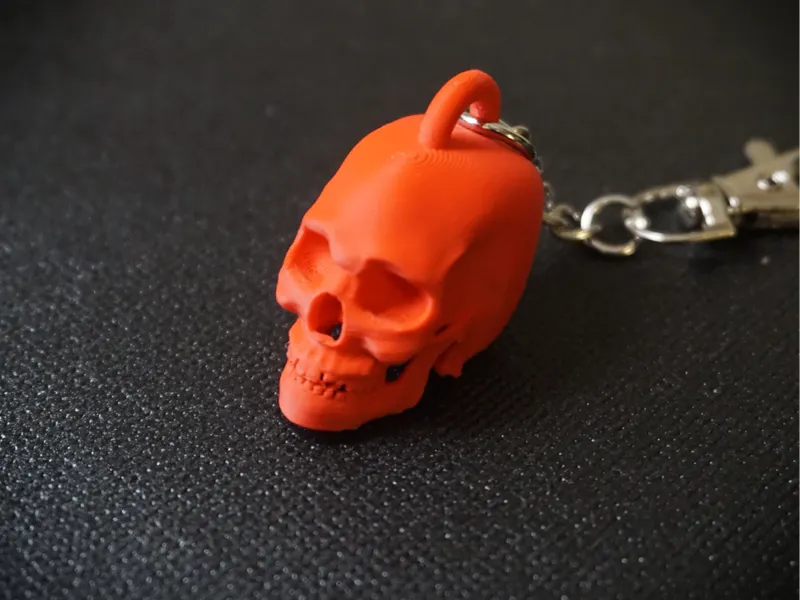 Skull Keychain Charm
