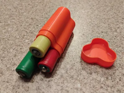 18650 Battery Holder 3 - Case for safety transport