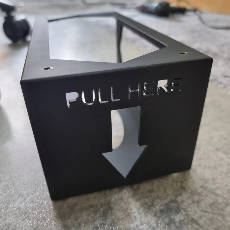 Under-desk / under-counter tissue box