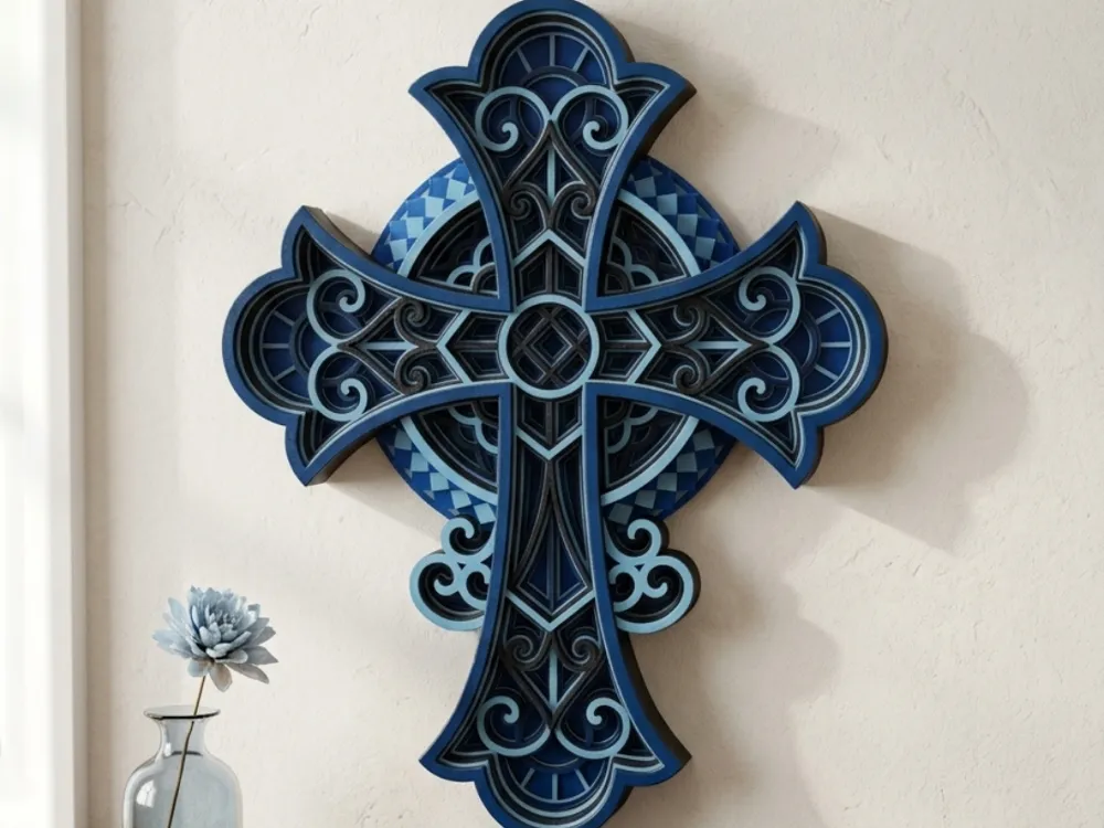 Estante o repisa: Hyperdetailed Cross. Referencia del modelo original.