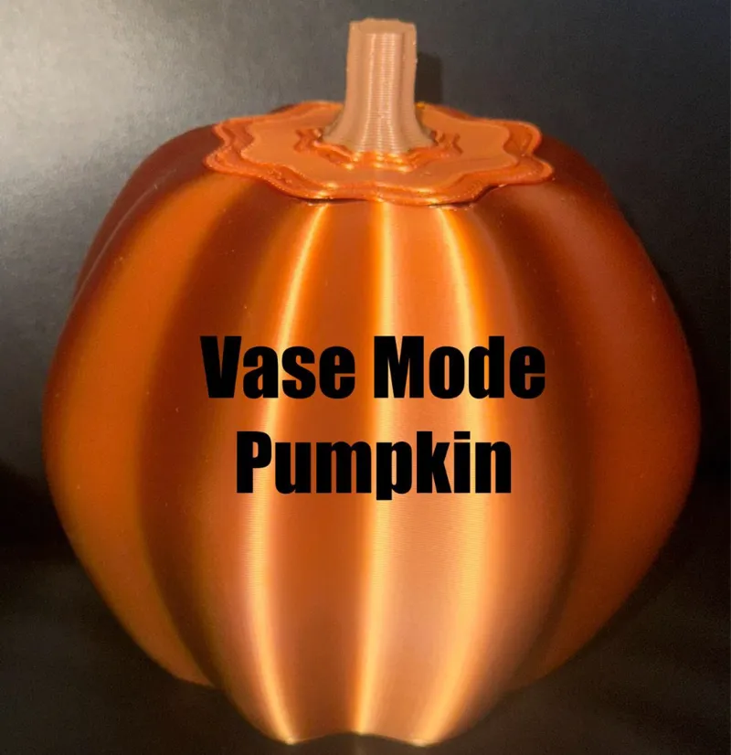 Pumpkin Vase Mode Container, Separate Lid