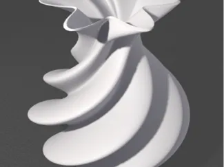 Spiral Flower Vase