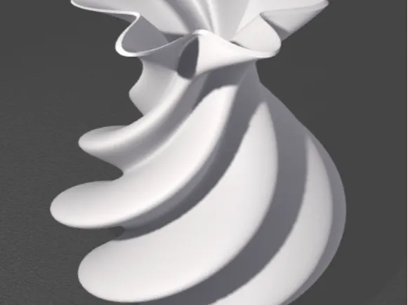 Spiral Flower Vase