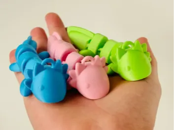 Porte-clés axolotl