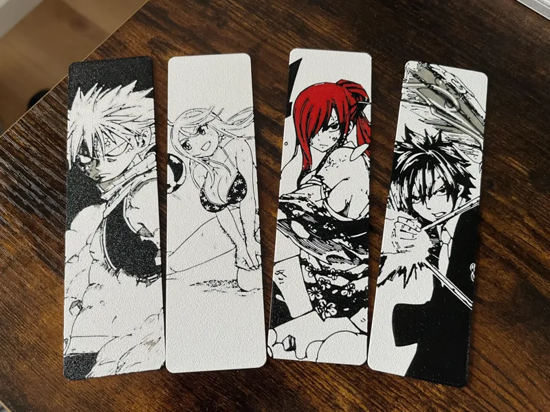 Fairy Tail inspired bookmarks