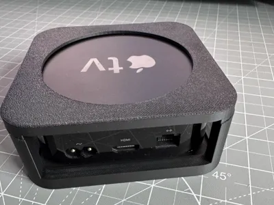 Apple TV 4k Wall Mount With Magnetic Cover