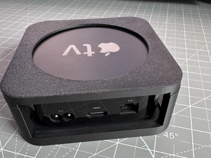 Apple TV 4k Wall Mount With Magnetic Cover
