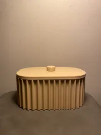 Boîte striée avec couvercle pour rangement — photo 6