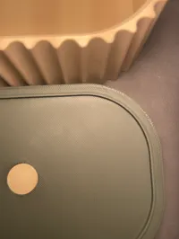 Boîte striée avec couvercle pour rangement — photo 3