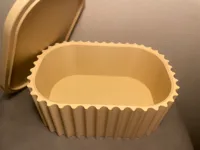 Boîte striée avec couvercle pour rangement — photo 5