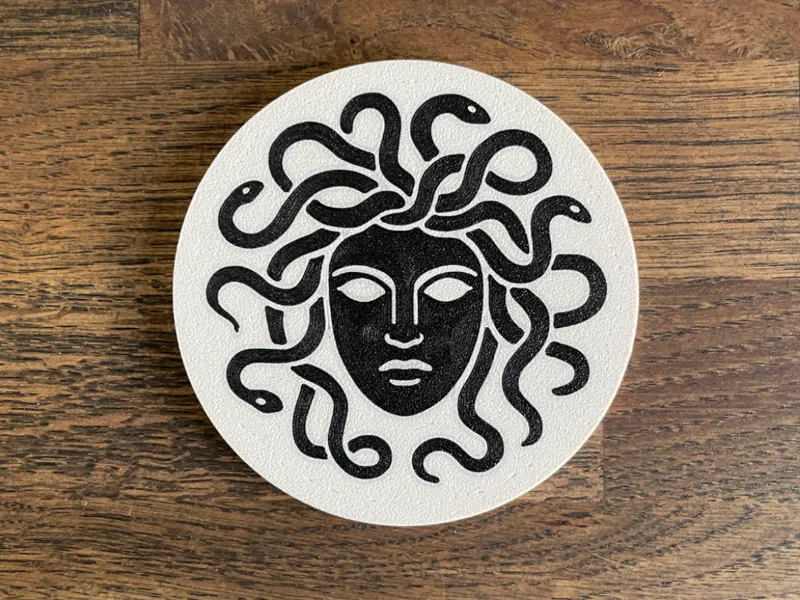 Medusa coaster + holder