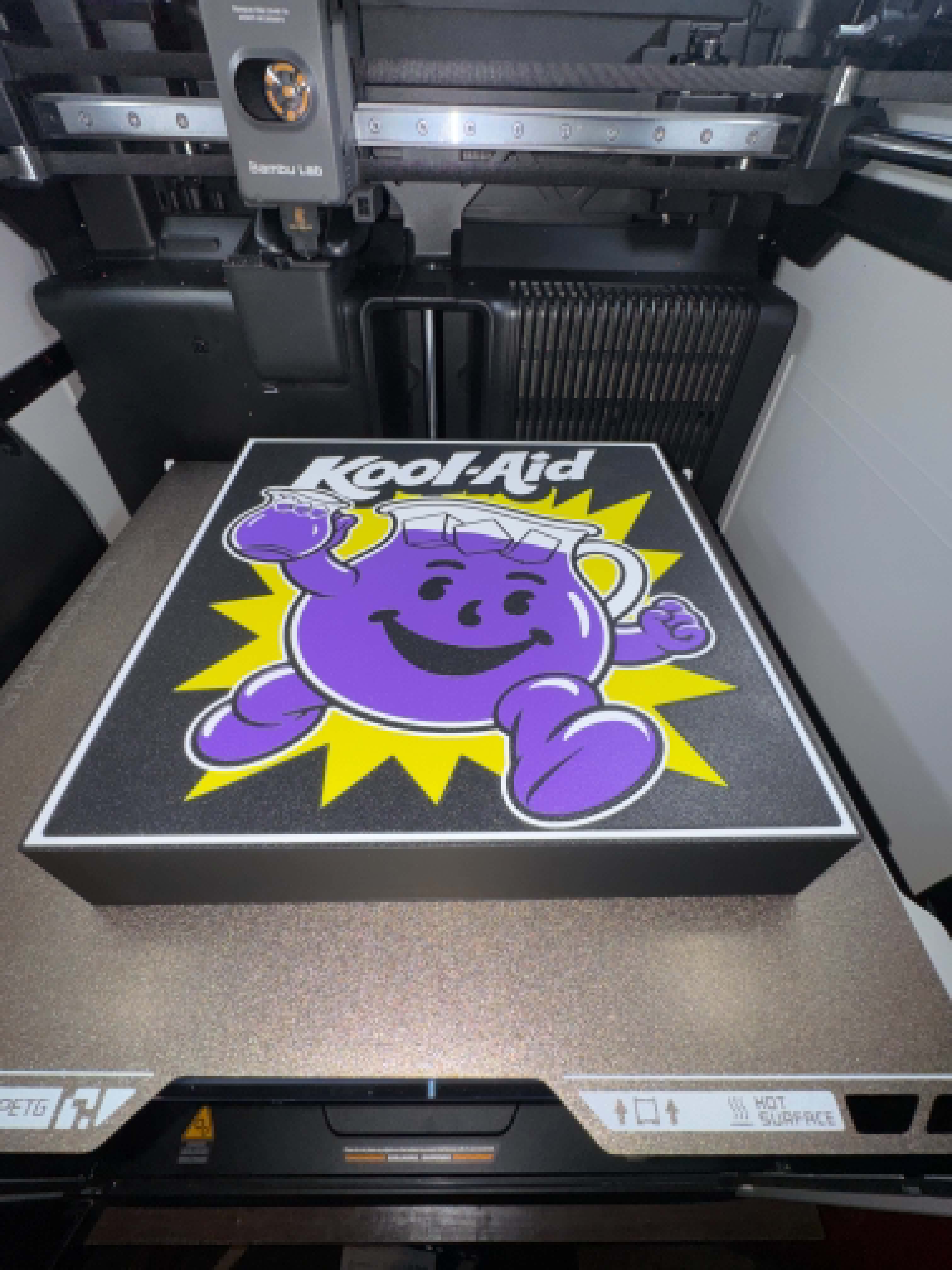 Kool-aid running man light box - Free 3D Print Model - MakerWorld