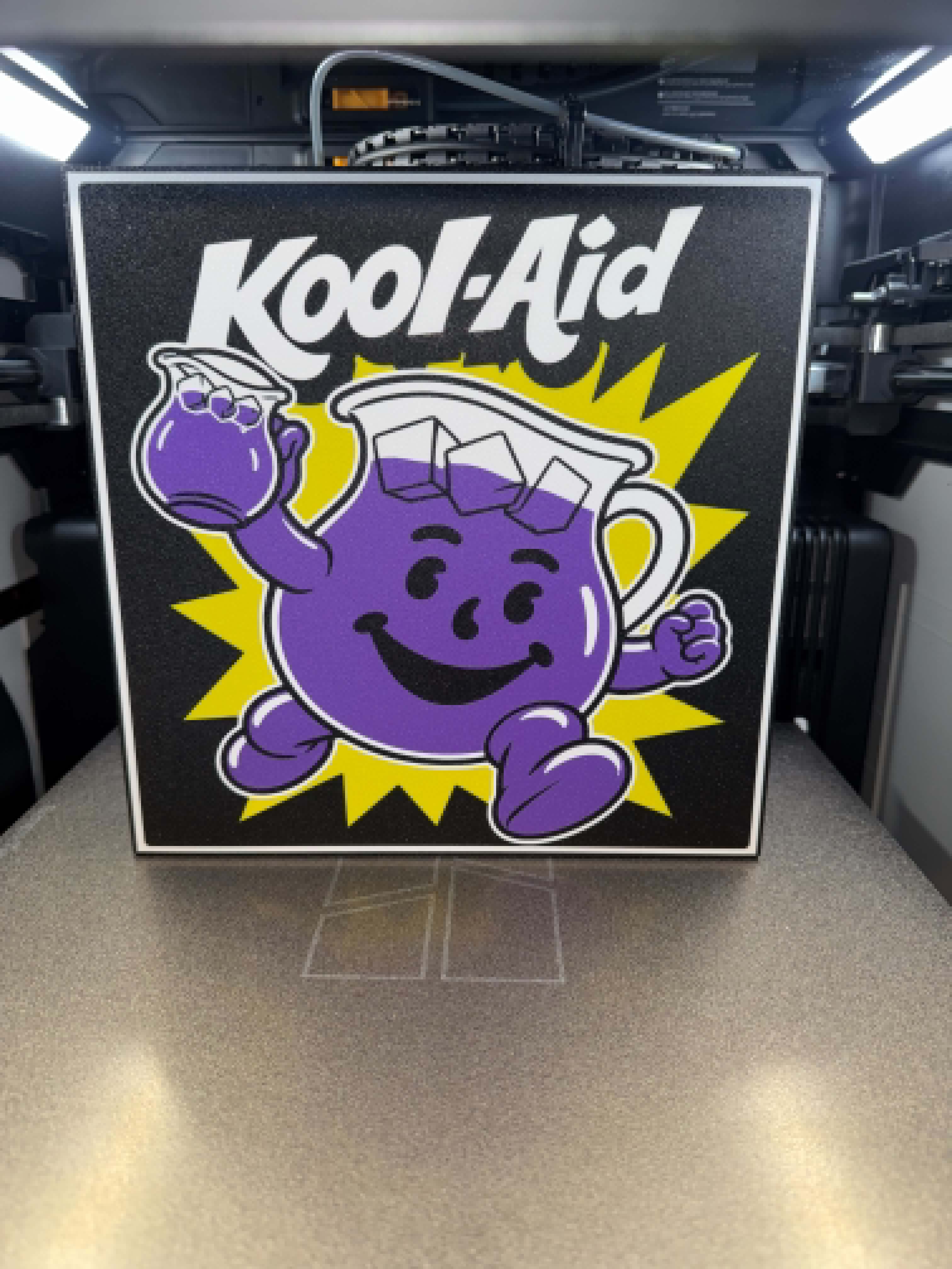 Kool-aid running man light box - Free 3D Print Model - MakerWorld