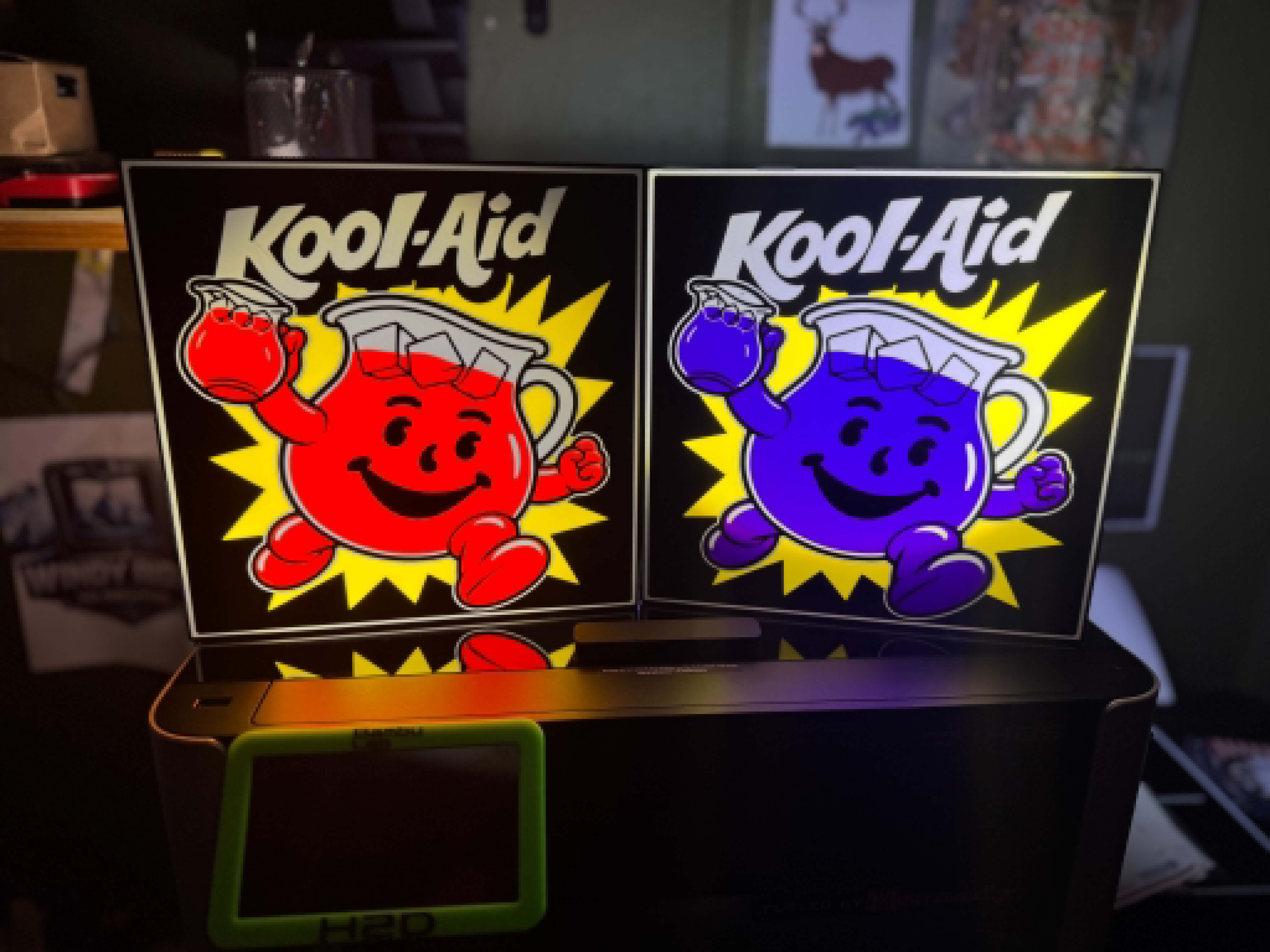 Kool-aid running man light box - Free 3D Print Model - MakerWorld