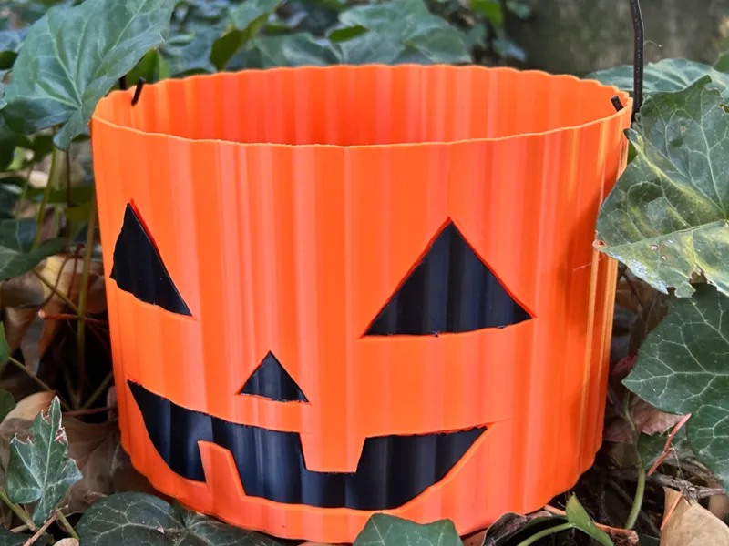 Halloween Candy Basket Pumpkin