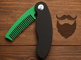 BladeStyle Beard Comb – Folding Pocket Comb