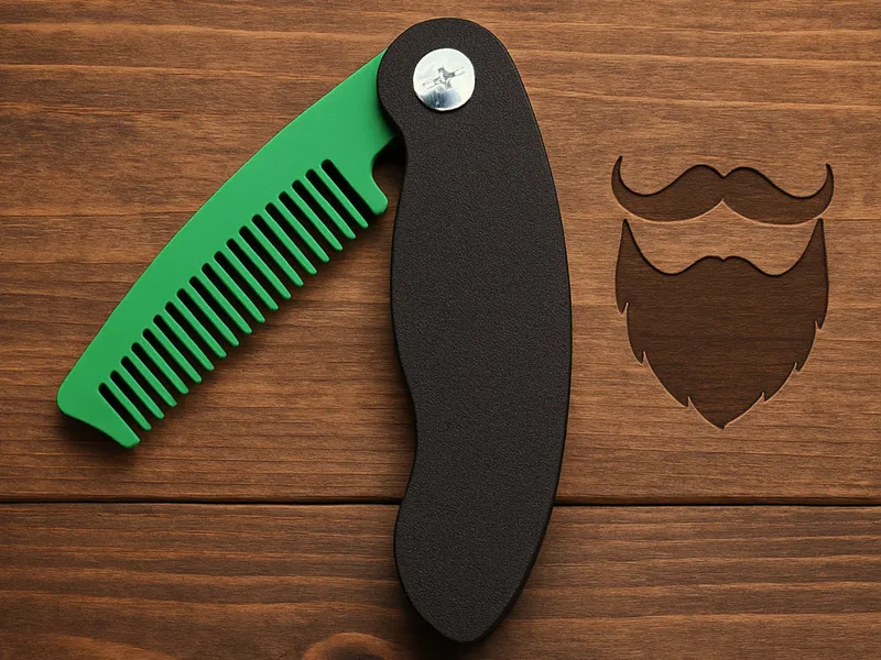 BladeStyle Beard Comb – Folding Pocket Comb