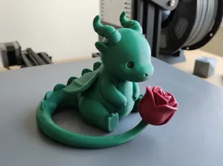 Dragón con rosa Sant Jordi
