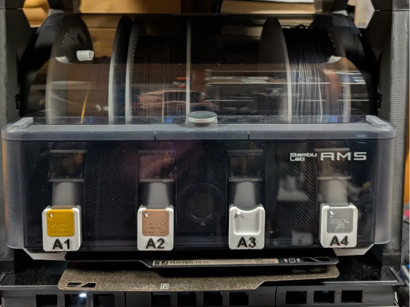 AMS Slot Label Swatch Holder