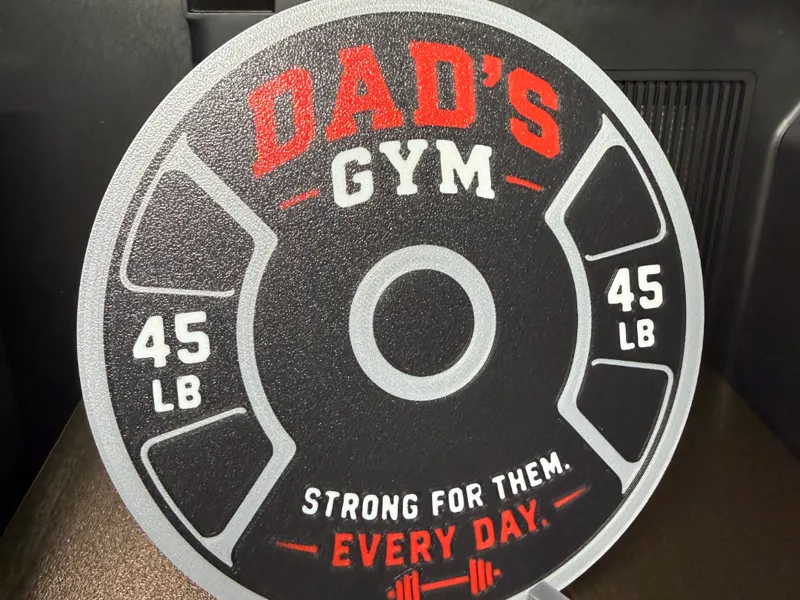 Dad's Gym Sign