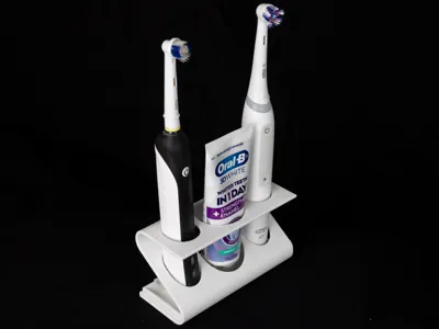 Electric Toothbrush Stand with washable tray
