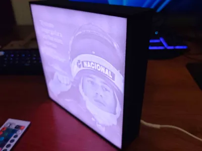 Ayrton Senna light box