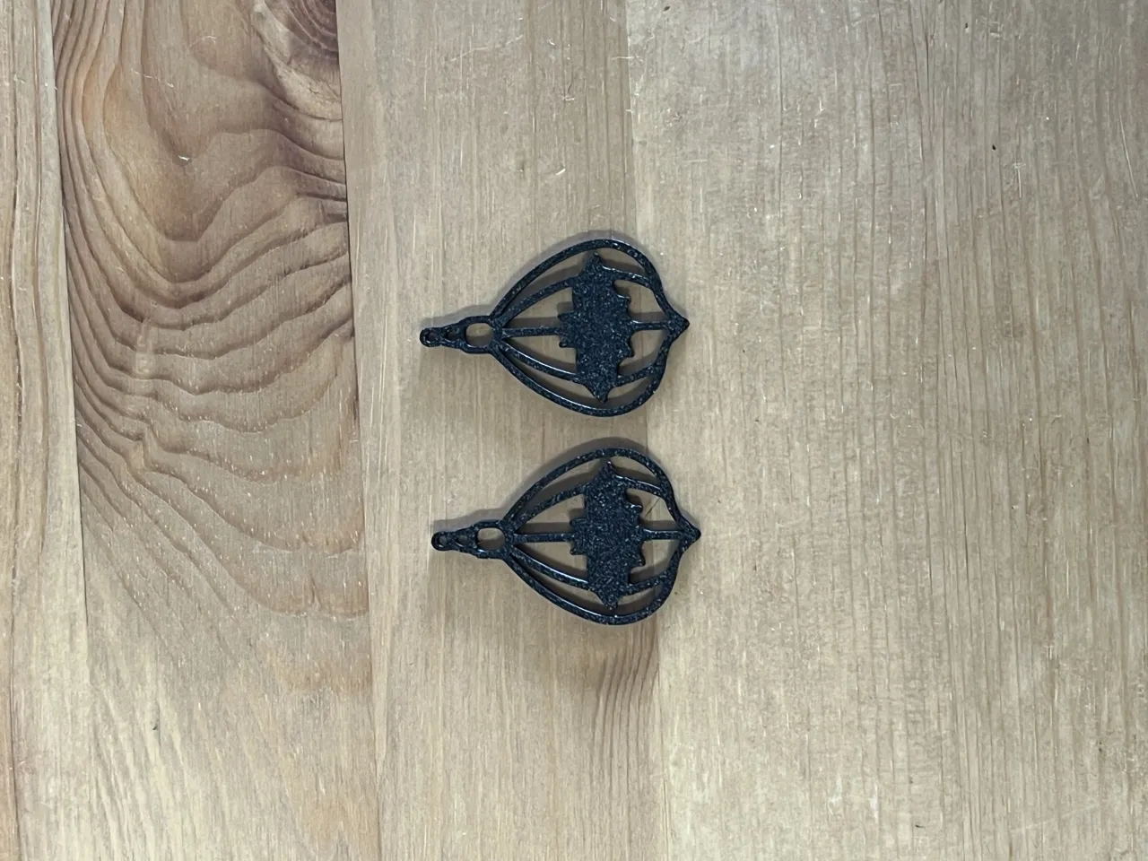 bat earrings view 2