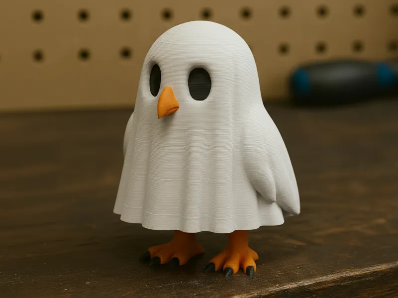 The Ghost Owl - Halloween 3D Statue