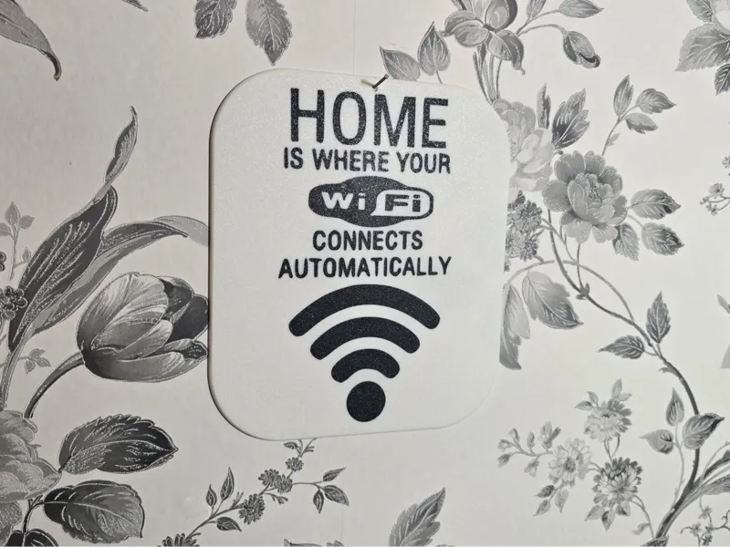 Sign home wifi