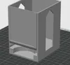 Doesn't contain the bottom part that makes it stackable