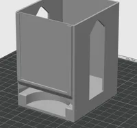 Doesn't contain the bottom part that makes it stackable