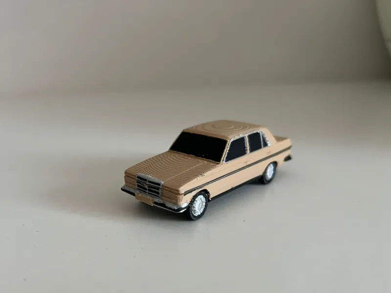 Mercedes W123 3D Print– Detailed Classic Car Model