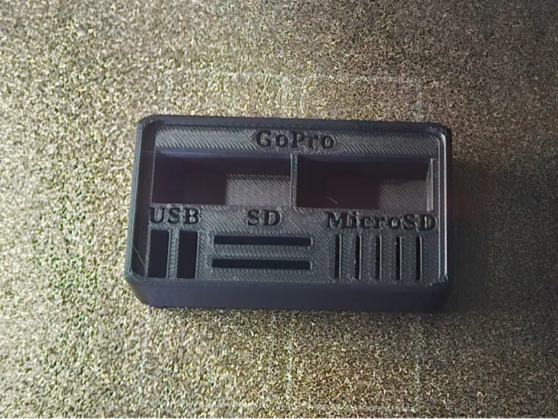 GoPro Battery and SDcard holder