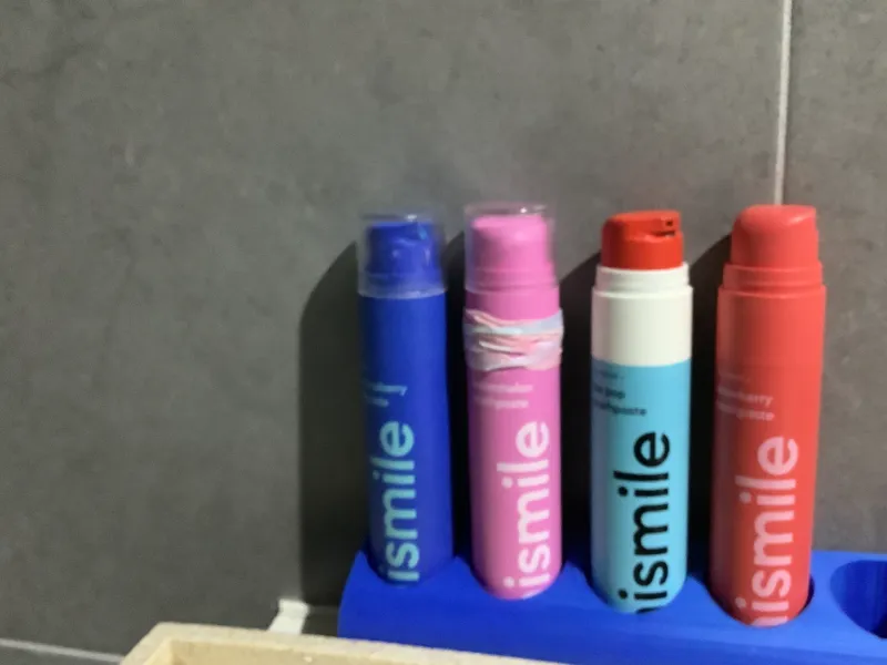 hismile toothpaste wall holder