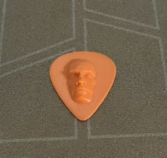 Rock guitar pick