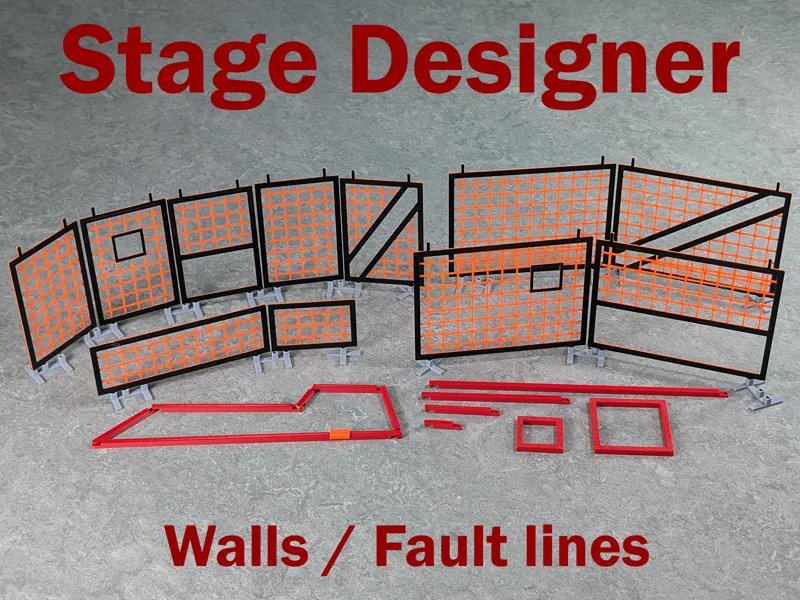 Stage designer IPSC / USPSA - Walls + Fault lines
