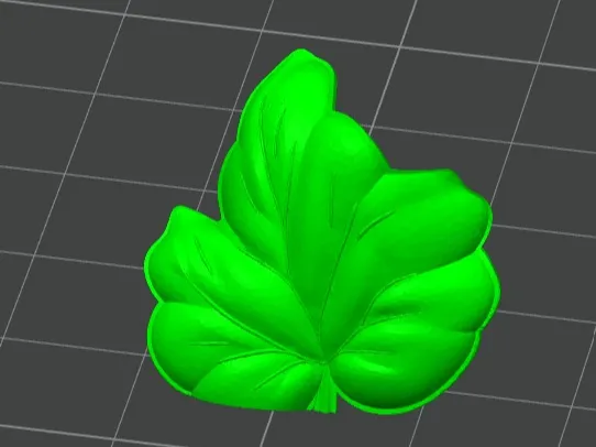 Feuille de citrouille décorative