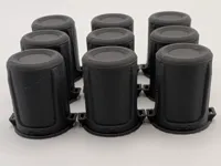 9 mini trash cans fast print