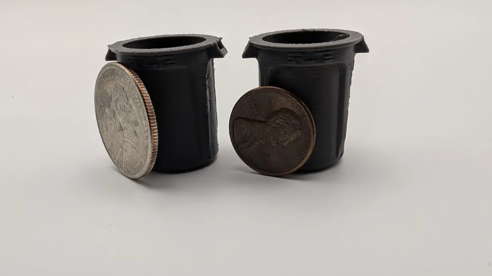 Mini/small Trash can - Detailed design - Free 3D Print Model - MakerWorld