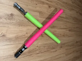 Light & Dark Side Pool Noodle Light Saber Handles